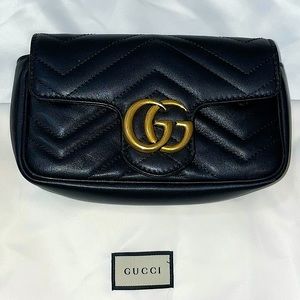 GG Marmont matelassé leather super mini bag
